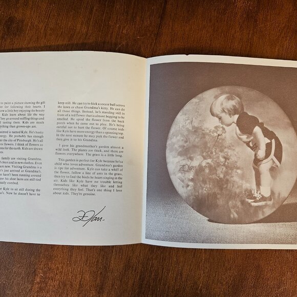 Donald Zolan Van Hygan & Smythe Inc. Grandma's Garden Collectors Plate 1986 - Picture 6 of 9